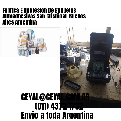 Fabrica E Impresion De Etiquetas Autoadhesivas San Cristóbal  Buenos Aires Argentina