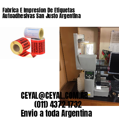 Fabrica E Impresion De Etiquetas Autoadhesivas San Justo Argentina