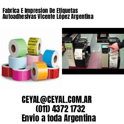 Fabrica E Impresion De Etiquetas Autoadhesivas Vicente López Argentina