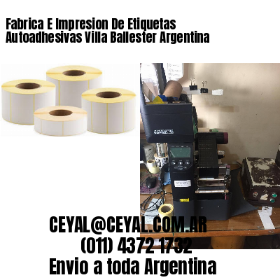 Fabrica E Impresion De Etiquetas Autoadhesivas Villa Ballester Argentina