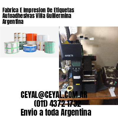 Fabrica E Impresion De Etiquetas Autoadhesivas Villa Guillermina Argentina