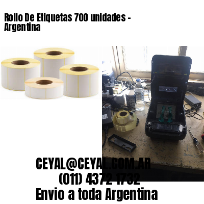 Rollo De Etiquetas 700 unidades – Argentina