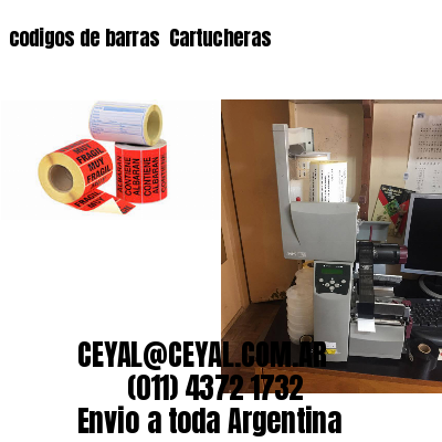 codigos de barras 	Cartucheras