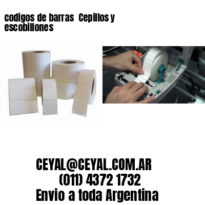 codigos de barras 	Cepillos y escobillones