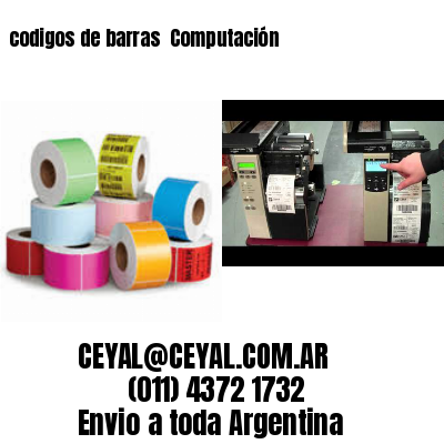 codigos de barras 	Computación