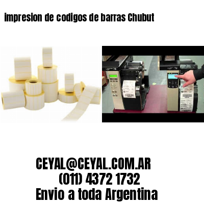 impresion de codigos de barras Chubut