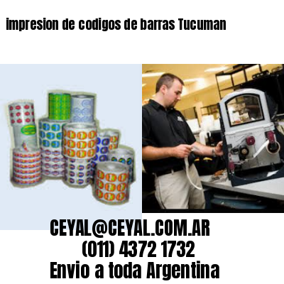 impresion de codigos de barras Tucuman