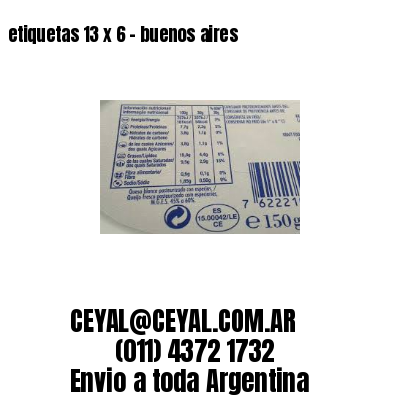 etiquetas 13 x 6 – buenos aires