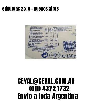 etiquetas 2 x 9 – buenos aires