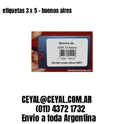 etiquetas 3 x 5 – buenos aires