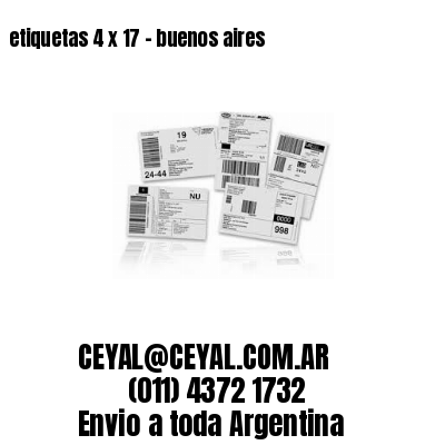 etiquetas 4 x 17 – buenos aires