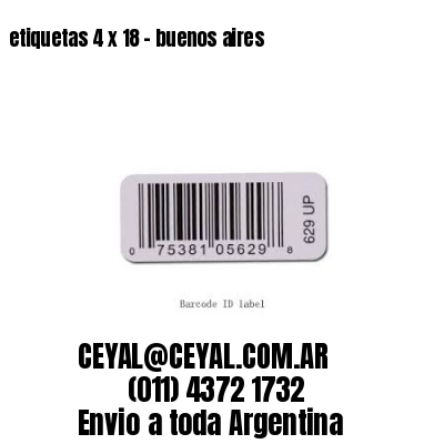 etiquetas 4 x 18 – buenos aires