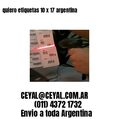 quiero etiquetas 10 x 17 argentina