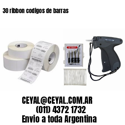 30 ribbon codigos de barras