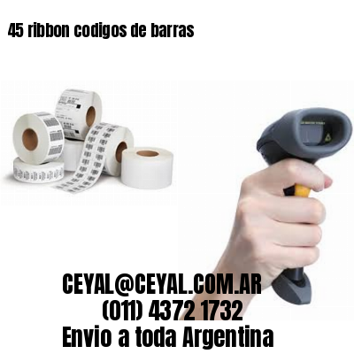 45 ribbon codigos de barras