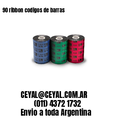 90 ribbon codigos de barras