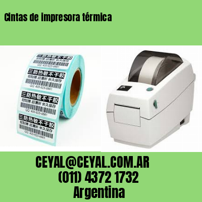 Cintas de impresora térmica