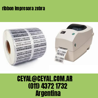 ribbon impresora zebra