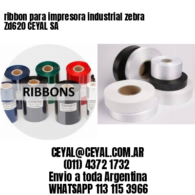 ribbon para impresora industrial zebra Zd620 CEYAL SA