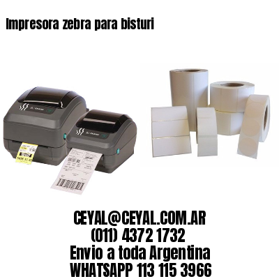 Impresora zebra para bisturi