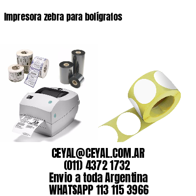 Impresora zebra para bolígrafos