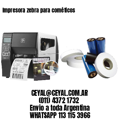 Impresora zebra para cométicos