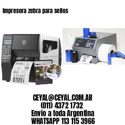 Impresora zebra para sellos