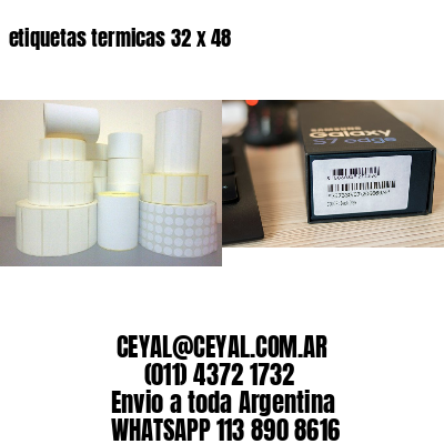 etiquetas termicas 32 x 48