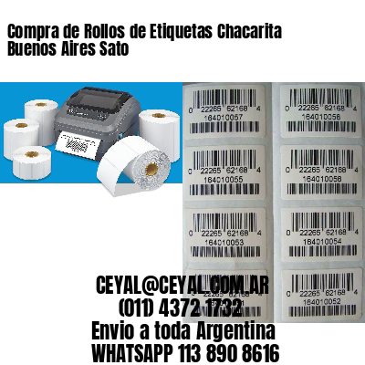 Compra de Rollos de Etiquetas Chacarita  Buenos Aires Sato