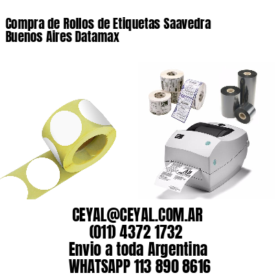 Compra de Rollos de Etiquetas Saavedra  Buenos Aires Datamax
