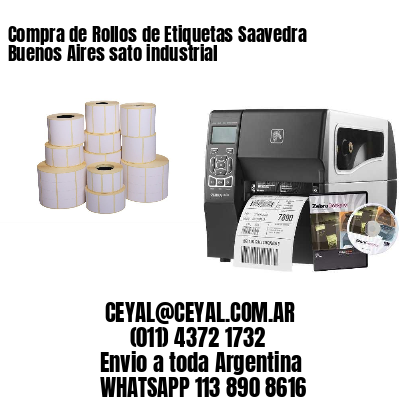 Compra de Rollos de Etiquetas Saavedra  Buenos Aires sato industrial