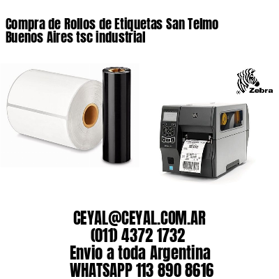 Compra de Rollos de Etiquetas San Telmo  Buenos Aires tsc industrial