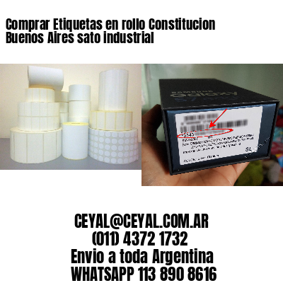 Comprar Etiquetas en rollo Constitucion  Buenos Aires sato industrial