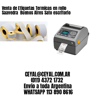 Venta de Etiquetas Termicas en rollo Saavedra  Buenos Aires Sato escritorio