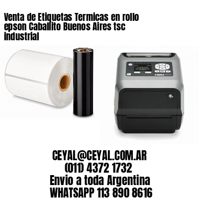 Venta de Etiquetas Termicas en rollo epson Caballito Buenos Aires tsc industrial