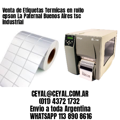 Venta de Etiquetas Termicas en rollo epson La Paternal Buenos Aires tsc industrial