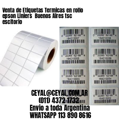 Venta de Etiquetas Termicas en rollo epson Liniers  Buenos Aires tsc escitorio