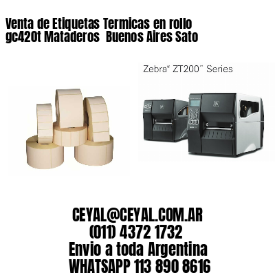 Venta de Etiquetas Termicas en rollo gc420t Mataderos  Buenos Aires Sato