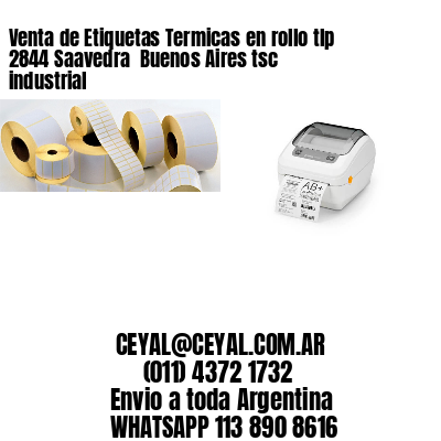 Venta de Etiquetas Termicas en rollo tlp 2844 Saavedra  Buenos Aires tsc industrial