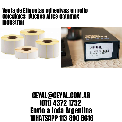 Venta de Etiquetas adhesivas en rollo Colegiales  Buenos Aires datamax industrial