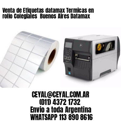 Venta de Etiquetas datamax Termicas en rollo Colegiales  Buenos Aires Datamax