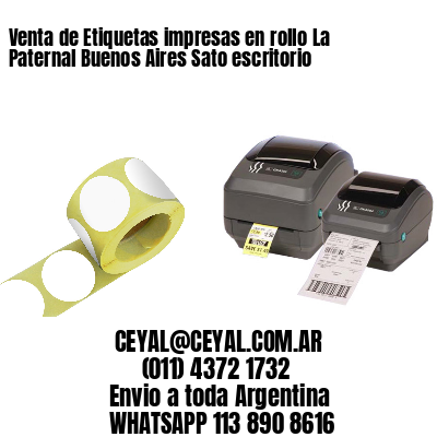 Venta de Etiquetas impresas en rollo La Paternal Buenos Aires Sato escritorio