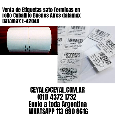 Venta de Etiquetas sato Termicas en rollo Caballito Buenos Aires datamax Datamax E-4204B