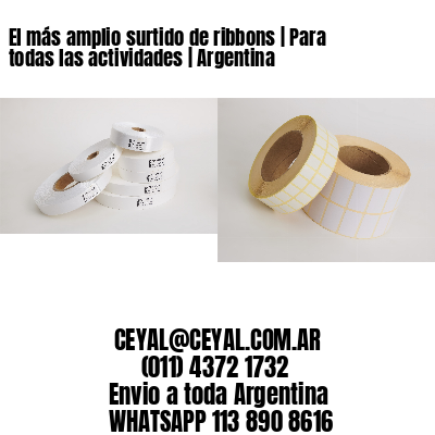 El más amplio surtido de ribbons | Para todas las actividades | Argentina