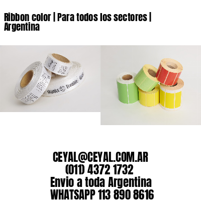 Ribbon color | Para todos los sectores | Argentina