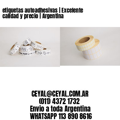 etiquetas autoadhesivas | Excelente calidad y precio | Argentina