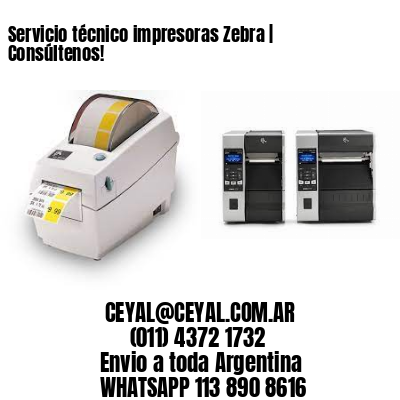 Servicio técnico impresoras Zebra | Consúltenos!