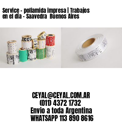 Service – poliamida impresa | Trabajos en el día – Saavedra  Buenos Aires