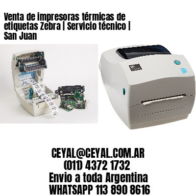 Venta de impresoras térmicas de etiquetas Zebra | Servicio técnico | San Juan