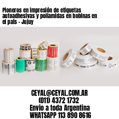 Pioneros en impresión de etiquetas autoadhesivas y poliamidas en bobinas en el país - Jujuy
